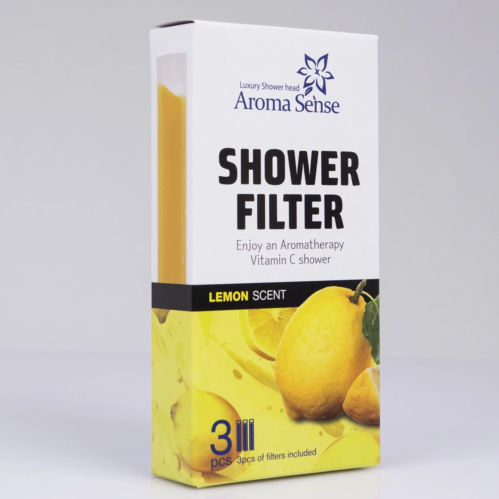 Aroma Sense 香氛濾芯 - 檸檬 3盒組 (一盒三支)( AS、ARO 系列蓮蓬頭花灑適用)◉70F005